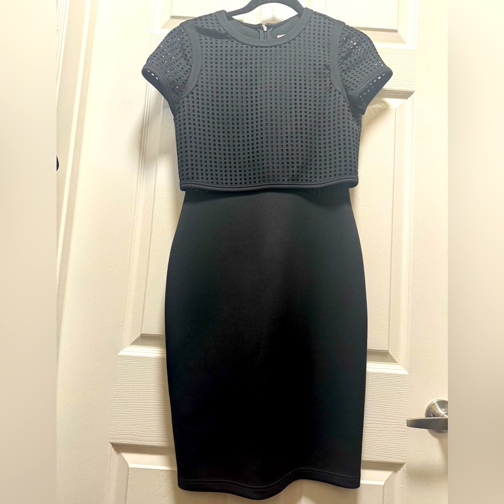 Calvin Klein Black Midi Dress